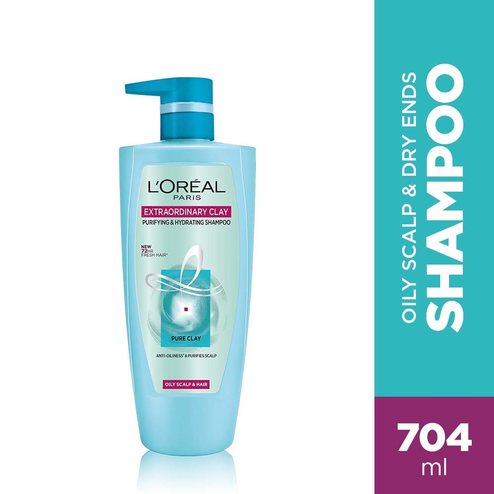 L'Oreal Paris Extraordinary Clay Shampoo - Best Shampoo For Oily Scalp in India