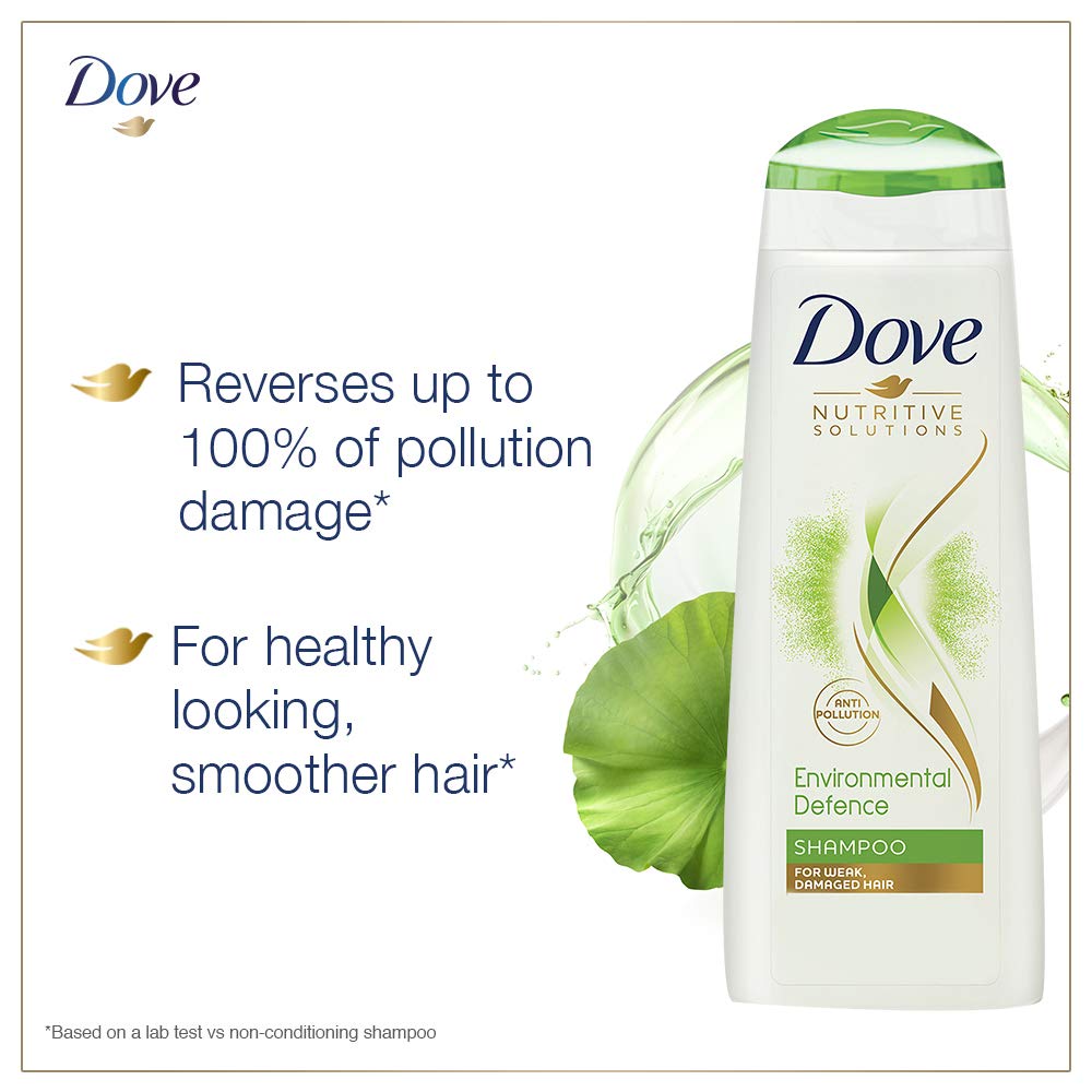 Dove Environmental Defence Shampoo, Anti Pollution, For Weak, Damaged Hair