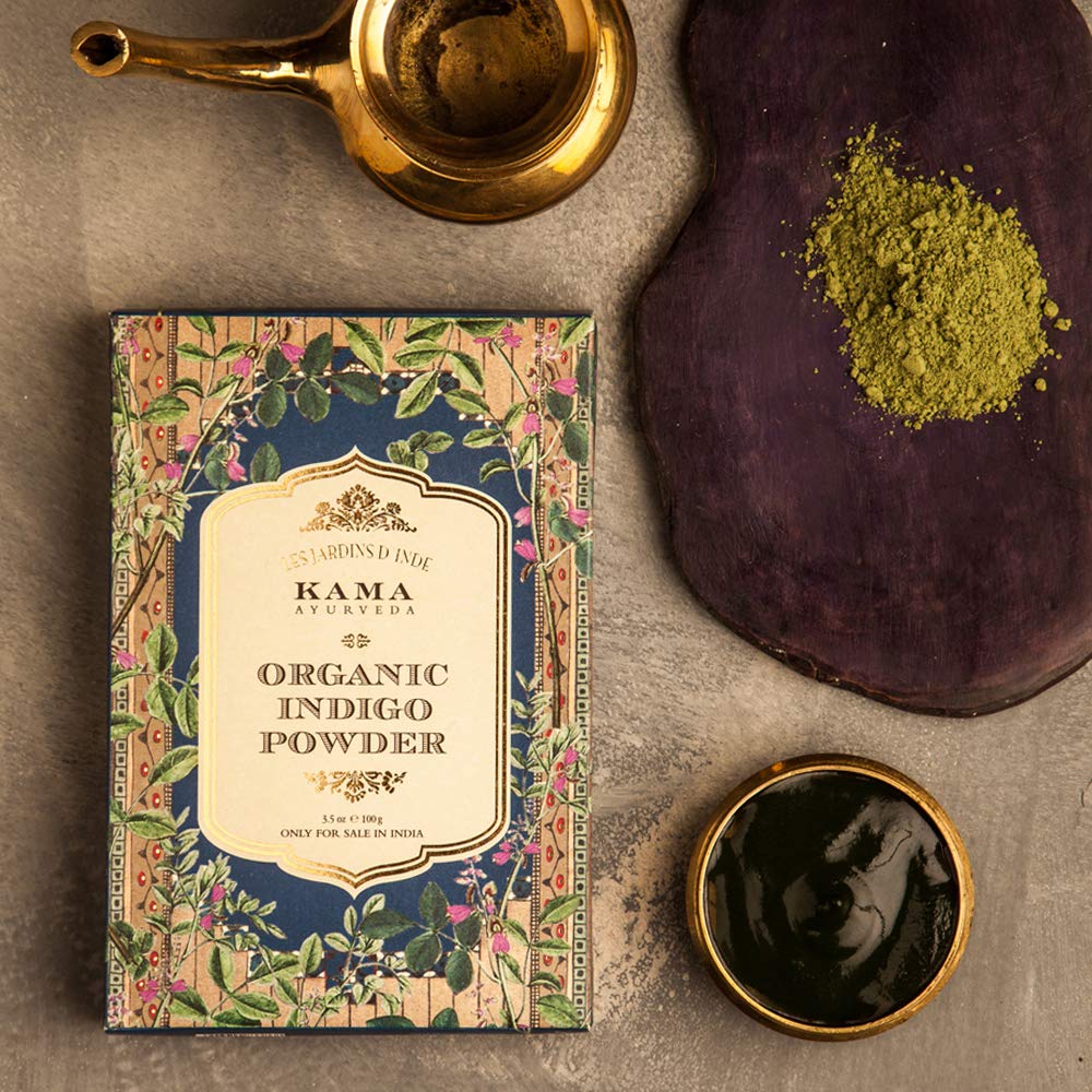 Kama Ayurveda Natural Organic Hair Color Kit - Best Herbal Hair Colour in India