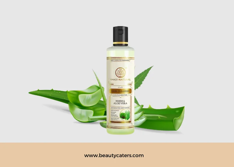 Khadi Natural Neem and Aloevera Herbal Hair Cleanser Shampoo