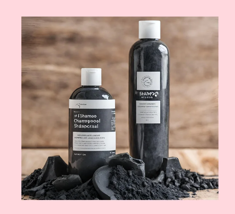 Shampoo with activated-charcoal