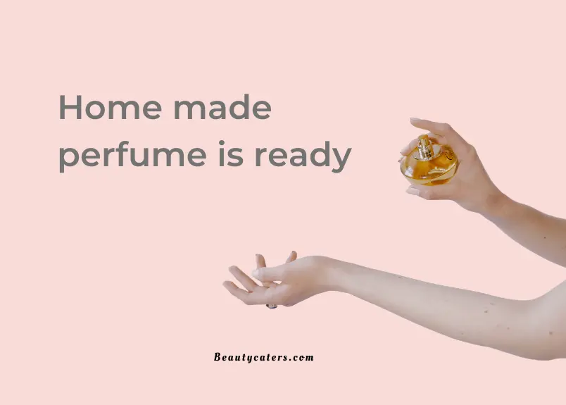 Process to make home made perfume